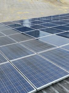 Solar stark verschmutzt